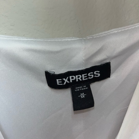 Express, white dress, mini strap of white dress - Picture 4 of 4